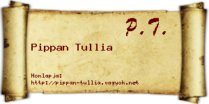 Pippan Tullia névjegykártya
